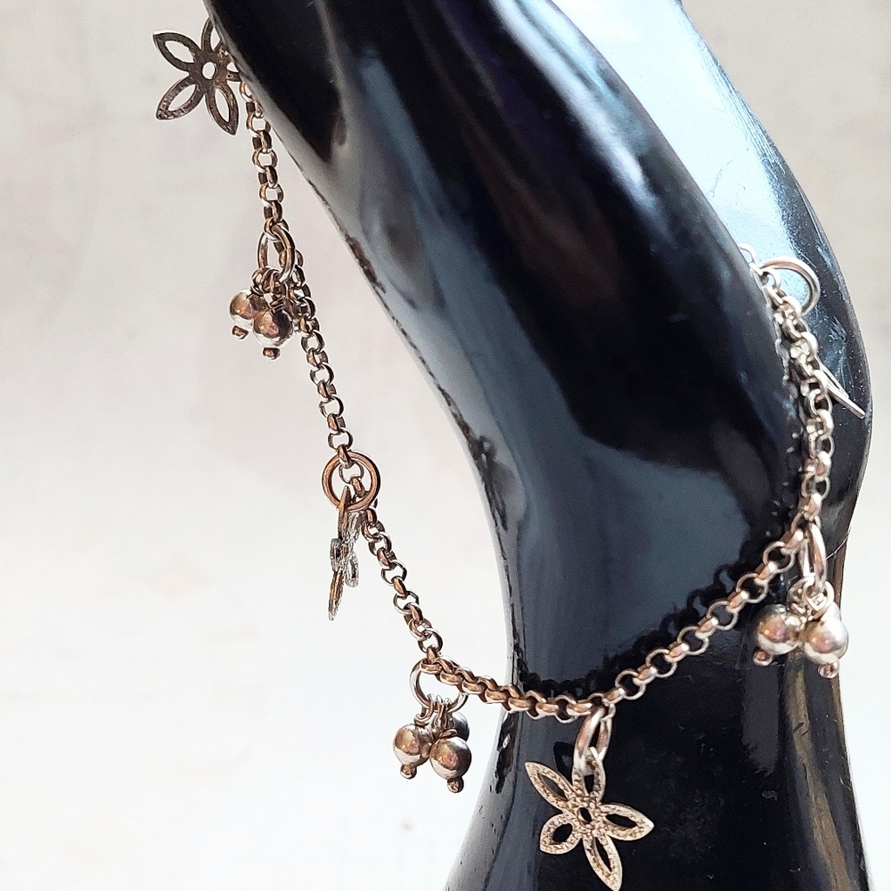 Sterling Silver Dangle Bracelet